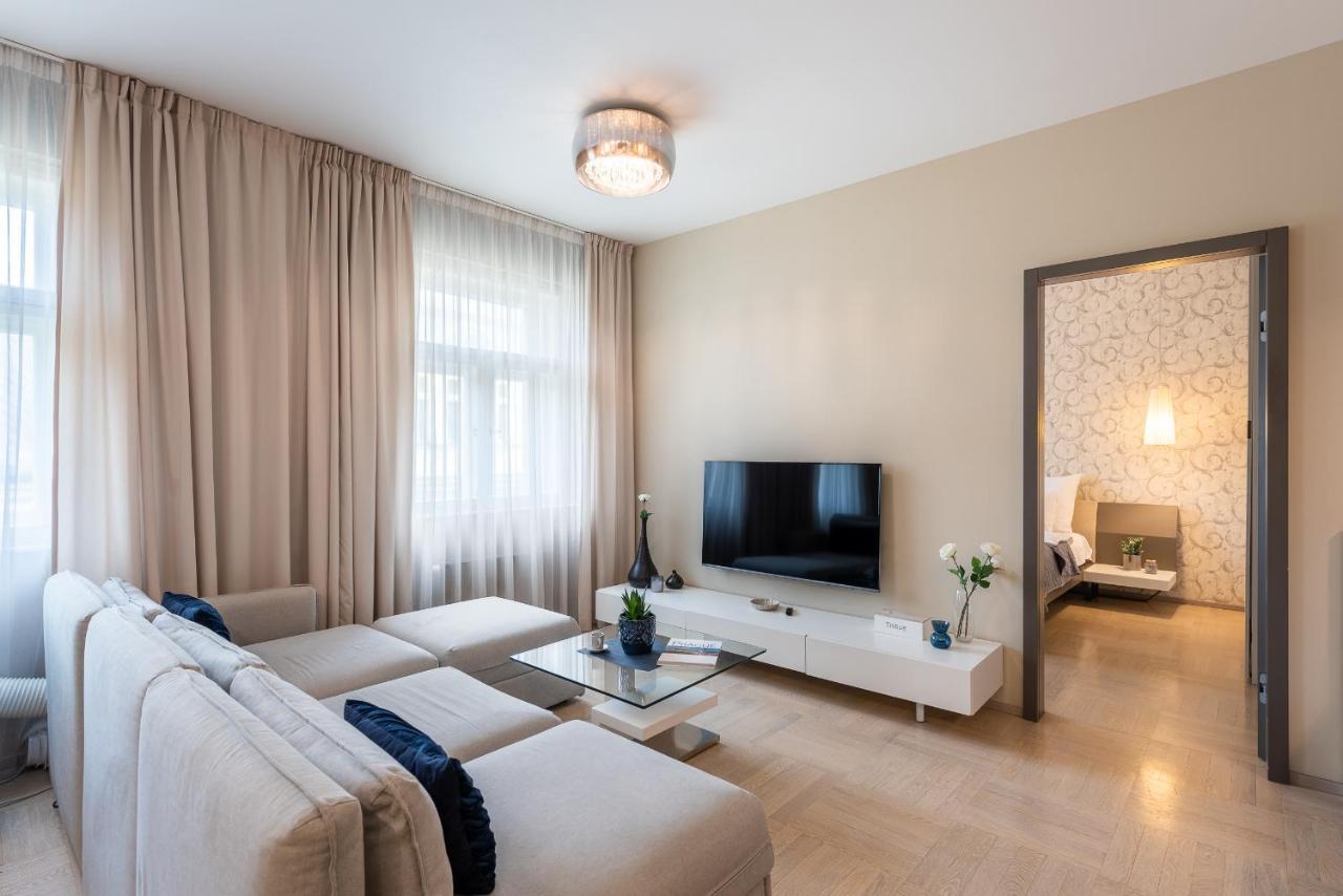 Apartament New Luxury Apt With Ac&Parking In The Center Of Praga Zewnętrze zdjęcie